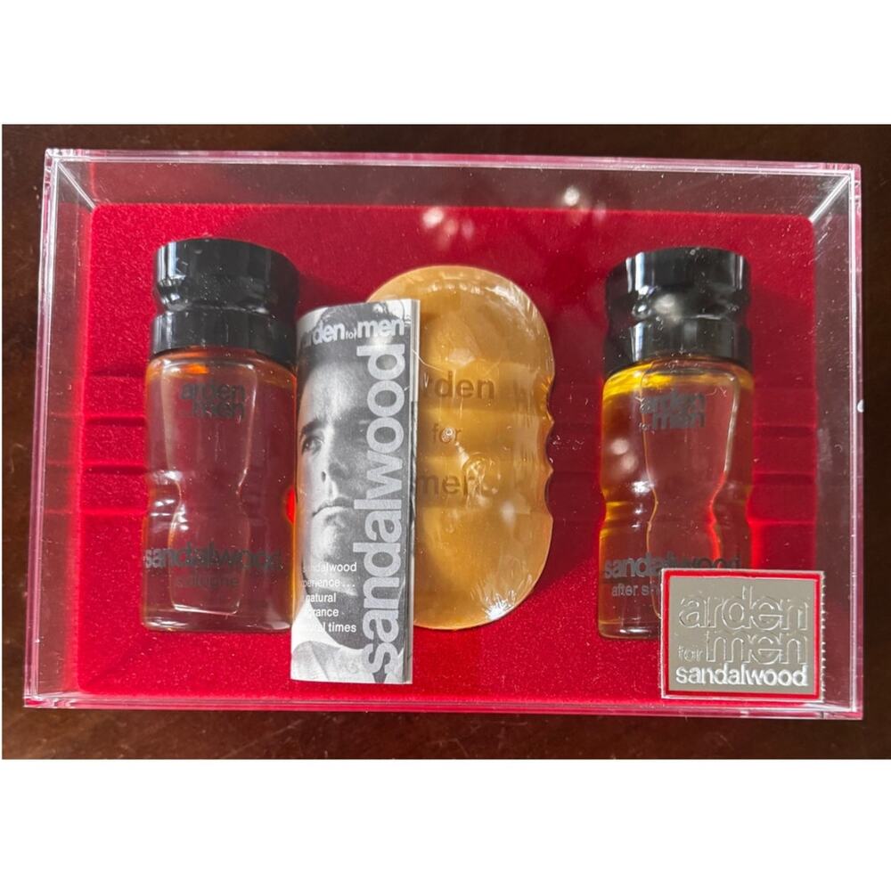 NIB '70's  ARDEN for Men Sandalwood 3 Piece Gift Set - WOW!